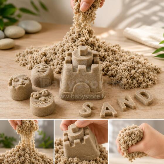Bebe Basic Kinetic Super Sand Art.KX9568_5 Kinetic sand 1kg in bag natural beige