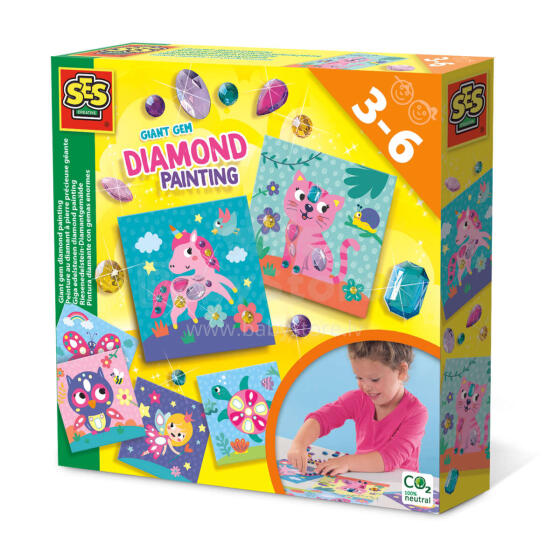 SES Giant gem diamond painting