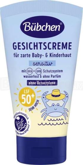 Bubchen Sensitive Lotion Art.TW21 Sauļošanās sejas krēms LSF50+  50ml