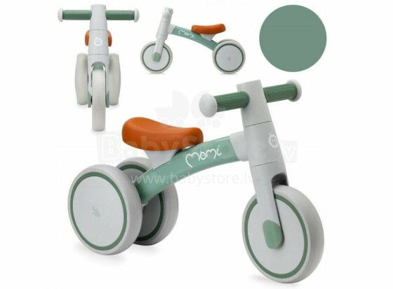 MoMi Tedi Art.ROBI00035 Green mini jalgratas