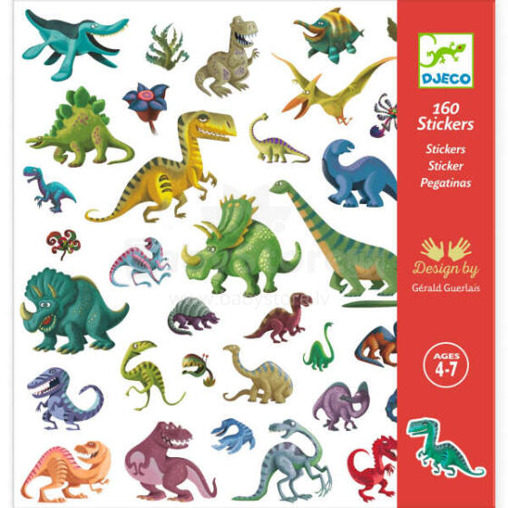 Djeco Stickers Dinozauri Art.DJ08843