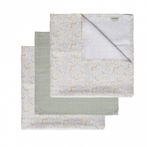Luma Muslin Towel Art.L05131 Multi Lines