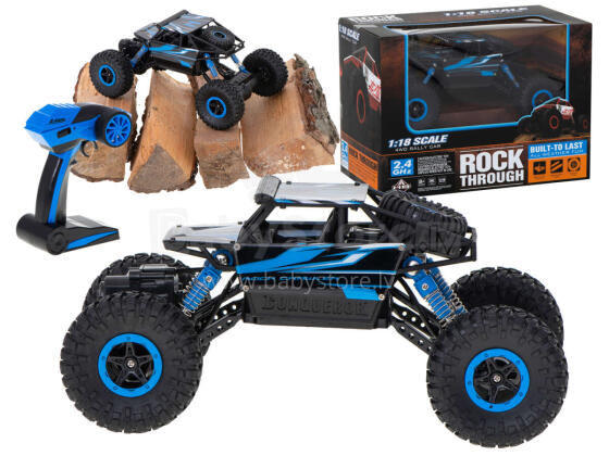 Ikonka Art.KX9643_2 RC auto Rock Crawler HB 2.4GHz 1:18 zils