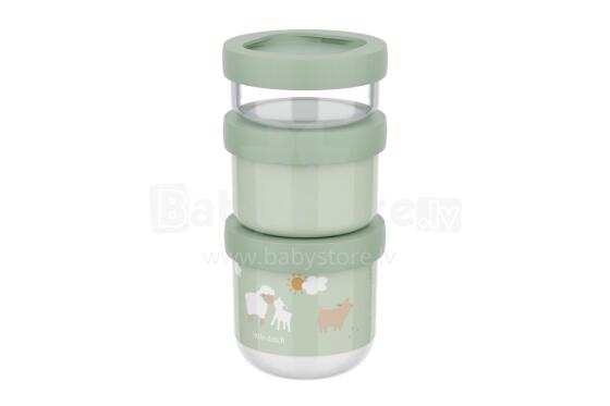 Little Dutch Snack Box Stack 3-Pieces  Art.108034065399 uzkodu trauku komplekts 3 gab.