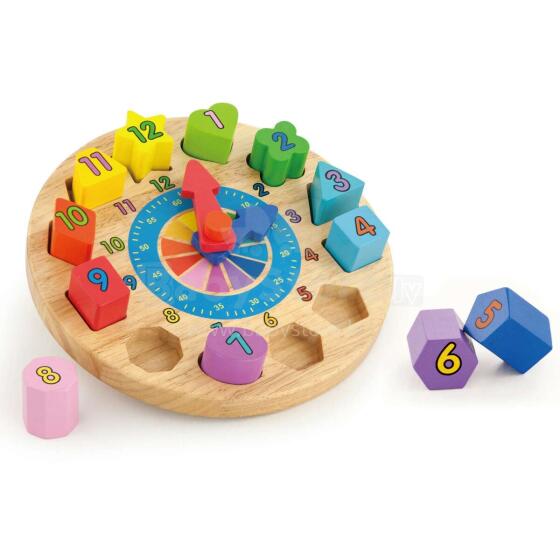 Viga Wooden Clock Art.59235