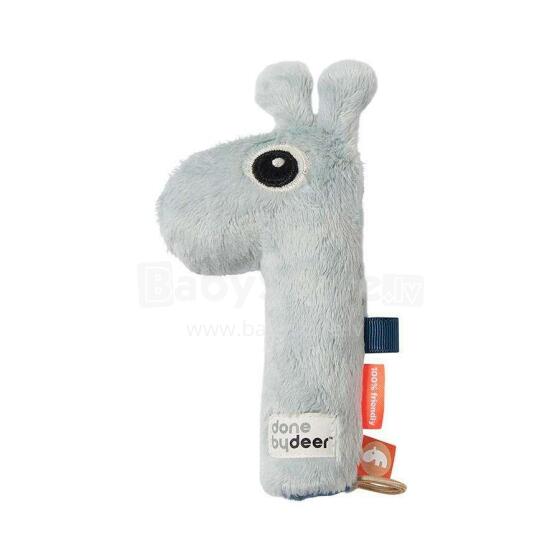 Done by Deer Squeaker rattle Raffi, Blue