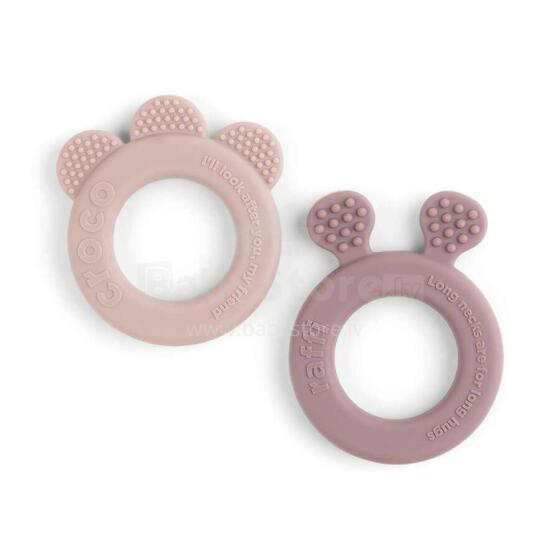 Done by Deer teether 2-pack Deer friends Powder