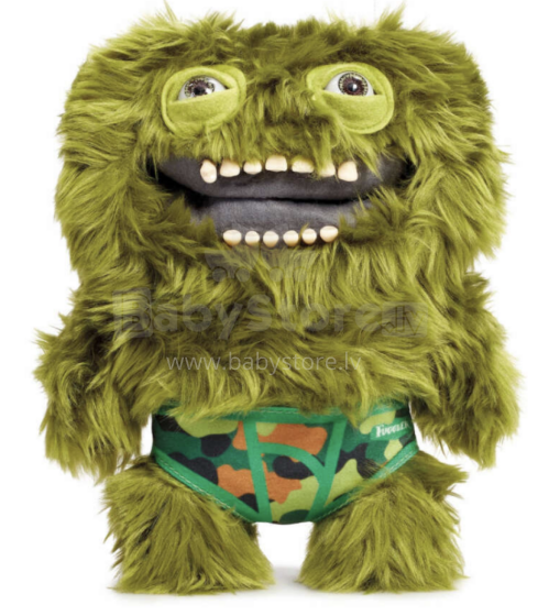 Fuggler Budgie Edition (Count Underoo McGoo) – Funny Ugly Monster Plush Toy with Human-Like Teeth