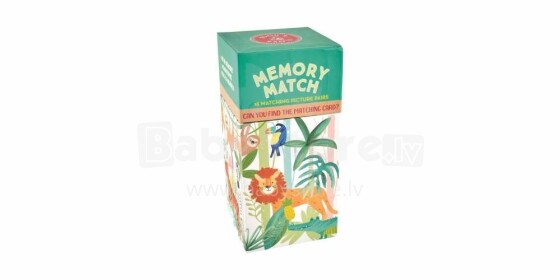 Floss&Rock Zuja Art.44P6445 Memory Match Game, Jungle
