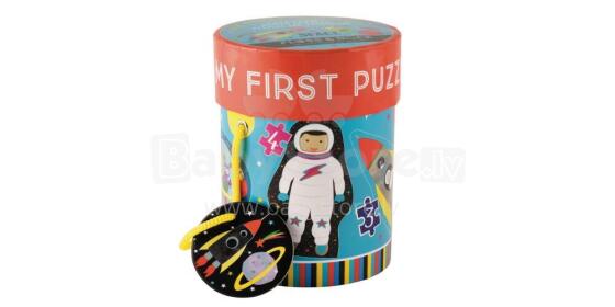 Floss&Rock Zuja Art.40P3590 My First Puzzles Space 4 puzzle set (3, 4, 6 & 8 piece)
