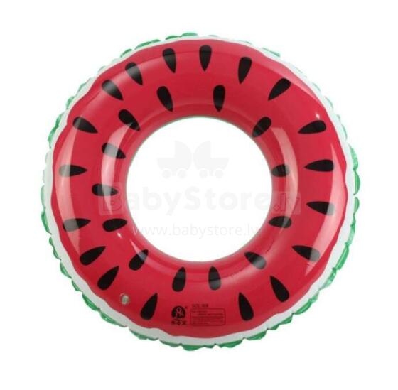 Ikonka Art.KX9791 Watermelon inflatable wheel 80cm