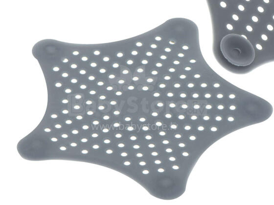 Ikonka Art.KX9952_1 Sink silicone strainer grey
