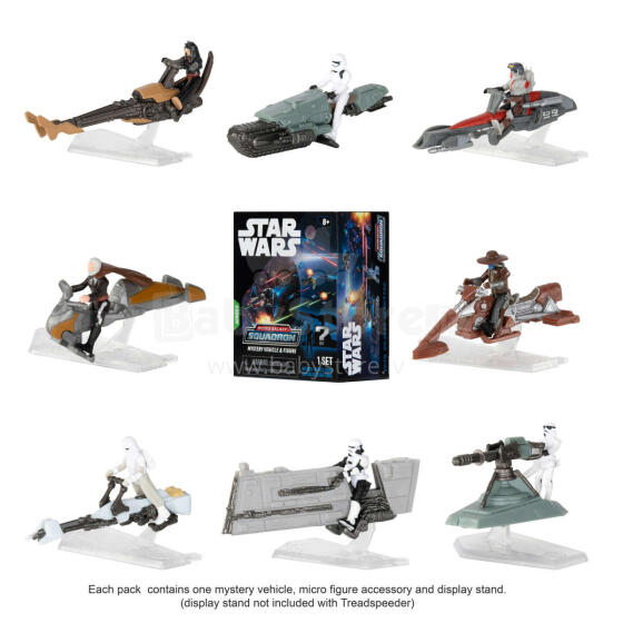 STAR WARS Micro Galaxy Blind vehicle with figure W3