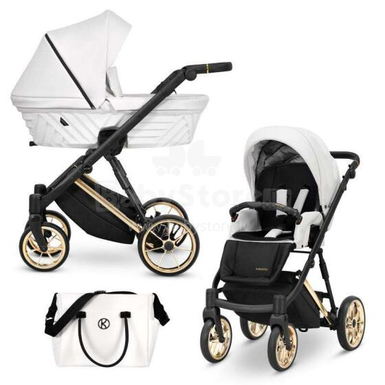 Kunert Ivento Premium Art.IVE-08 White Pearl Baby stroller 2in1