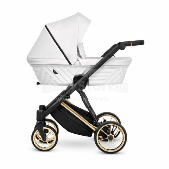 Kunert Ivento Premium Art.IVE-08 White Pearl Baby stroller with carrycot