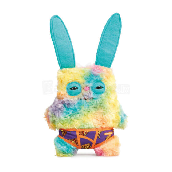 Fuggler Budgie Edition (Rabid Rabbit) – Funny Ugly Monster Plush Toy with Human-Like Teeth