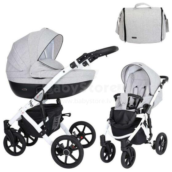 Kunert Mila White Art.MI-06 Grey Universal stroller 2 in 1
