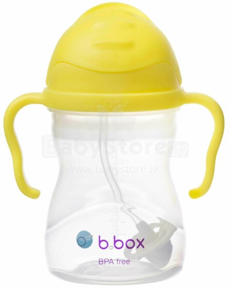 B.Box Sippy Cup Art.BB00507 Lemon Детский поильник с соломкой,240ml