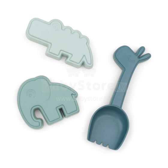Done by Deer Sand play set 3 pcs Deer friends Blue