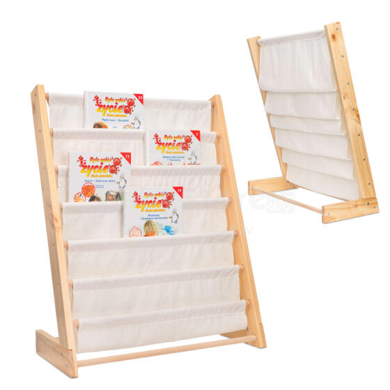 Ikonka Art.KX5188 Children's bookcase stand shelf 79cm