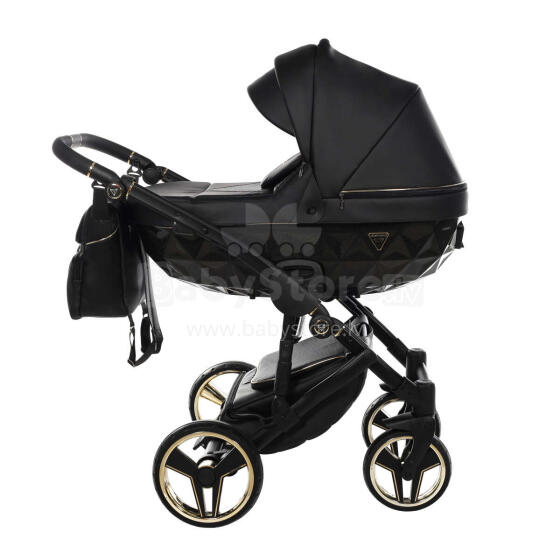 Junama S Class Art.07 Black Baby universal stroller 2 in 1