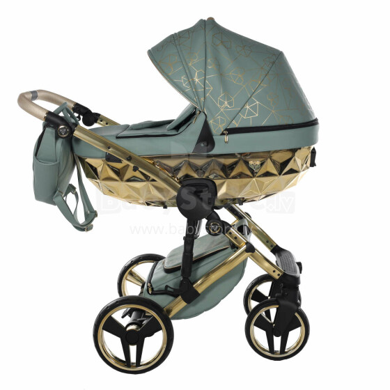 Junama Heart Art.HT-03 Green Gold Baby universal stroller 2 in 1