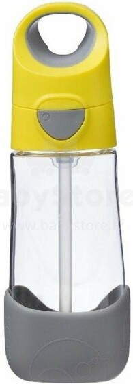 B.Box Drink Bottle Art.BB00443 Lemon Sherbet Pastelinis žalias butelis su šiaudais nuo 9 + mėnesių, 450 ml