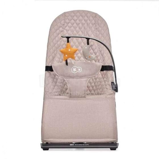 Kinderkraft Mimi Bouncer Art.KBMIMI00BEG0000 Beige  Šūpuļkrēsliņš (ekspozicija - kājai vizuālais defekts)