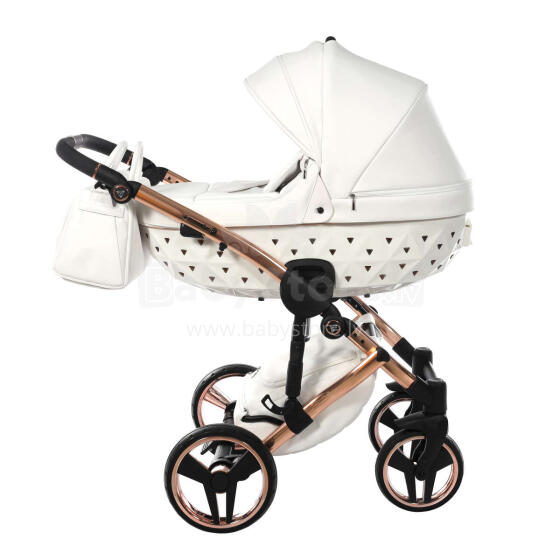 Junama Exclusive V2 Art.JG-04 White Baby universal stroller 2 in 1