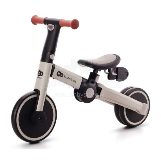 Kinderkraft Tricycle 4Trike Art.KR4TRI22GRY0000 SILVER GREY 3 in 1
