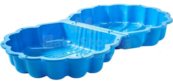 3toysm Art.61059P Sandbox Double shell blue - non-slip bottom
