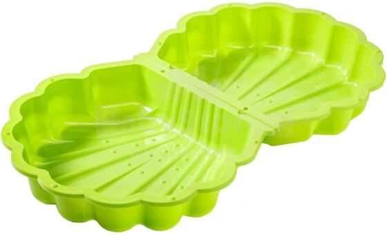 3toysm Art.61059P Sandbox Double shell green - non-slip bottom