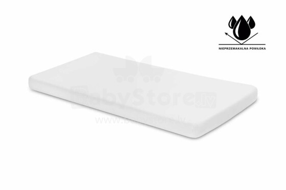 Sensillo Waterproof Sheet  Art.130870 White  Ūdensnecaurlaidīgs  palags ar gumiju,120х60см
