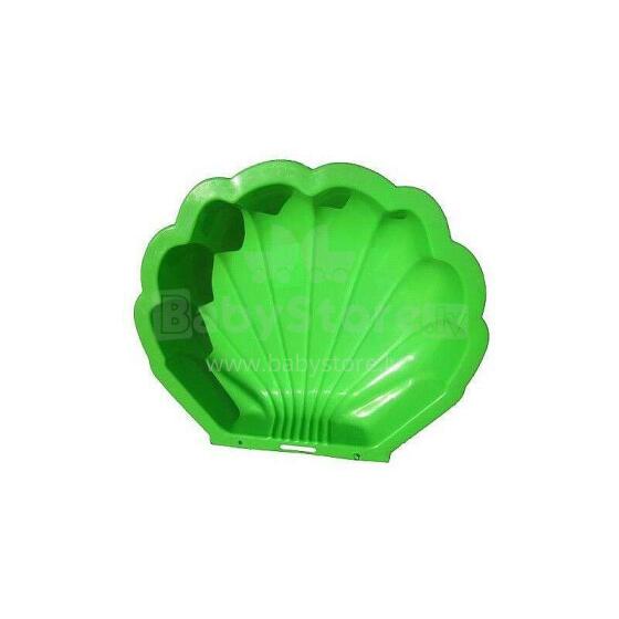 3toysm Art. 69656 Sandpit Big shell green Smilšu kaste