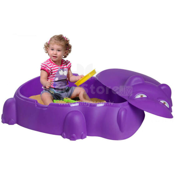 3toysm Art.18518 Sandpit Hipolit with cover purple