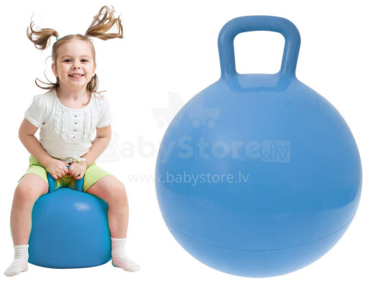 Ikonka Art.KX5383 Kangaroo jumping ball 45cm blue
