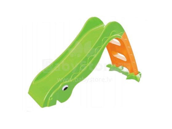 3toysm Art.70357 3 stages slide, eyes and patterns of the tail glued to the side green