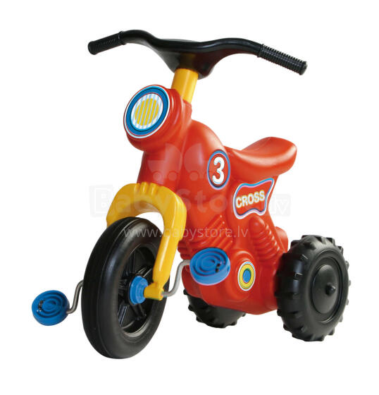 3toysm Art.132 Super Bike + pedals seat height 31,5 cm Bērnu trisritenis