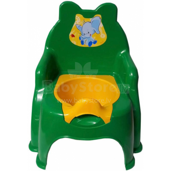 3toysm Art.NC4 Baby potty Elephant dark green