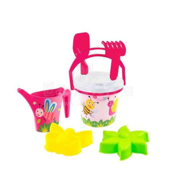 3toysm Art.11100 Big summer set with small bucket pink