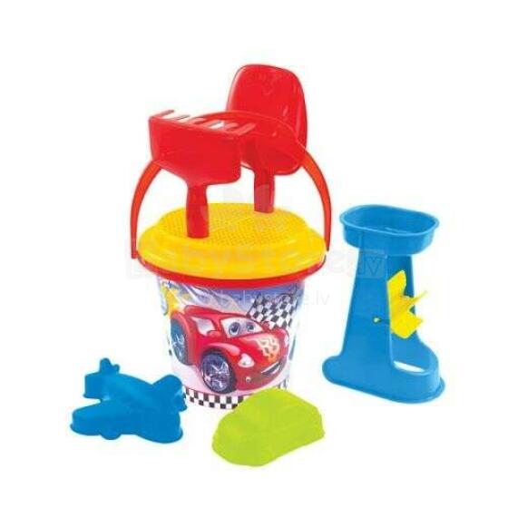 3toysm Art.11570 Big summer set with small bucket red