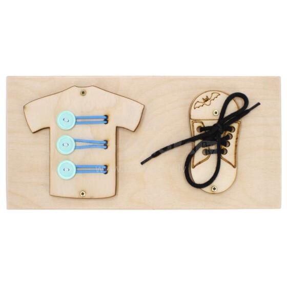 3toysm MONTESSORI Art.MT02 Touch manipulation board 30x14