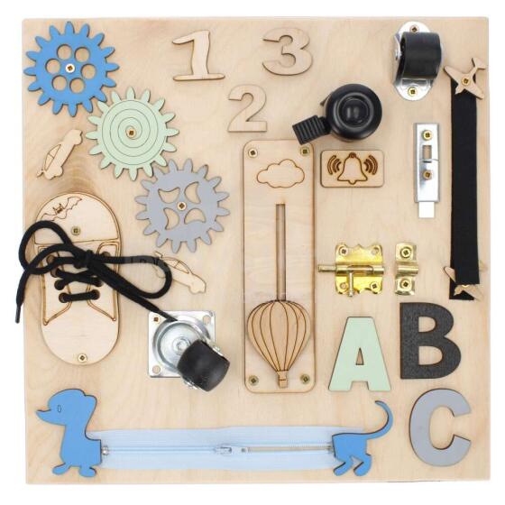 3toysm MONTESSORI  Busy Board Art.MT05 Development board 30x30