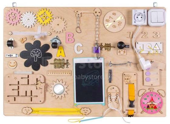 3toysm MONTESSORI  Busy Board Art.MT11 Development board 75x50