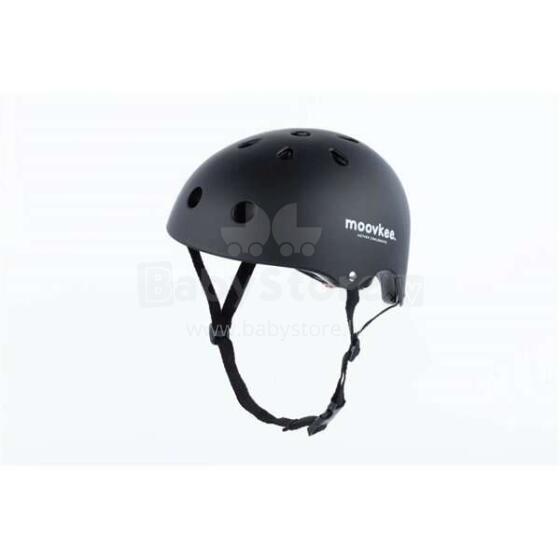 Moovkee Helmet Art.152060 Black Certified, adjustable helmet for children M (48-55 cm)