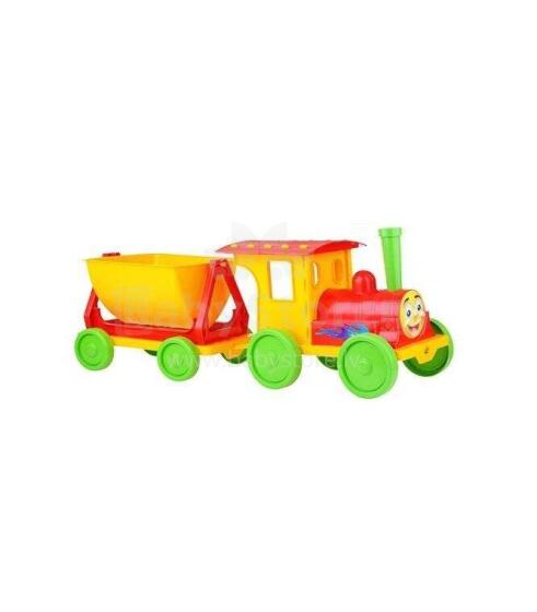 3toysm Art.13115 A train with wagon red