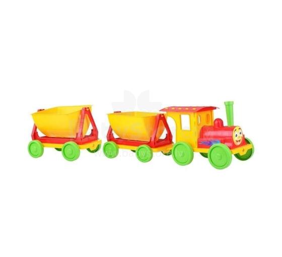 3toysm Art.13118 A train with wagon red