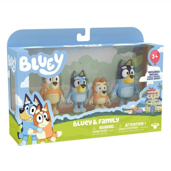 BLUEY Figure 4-pack