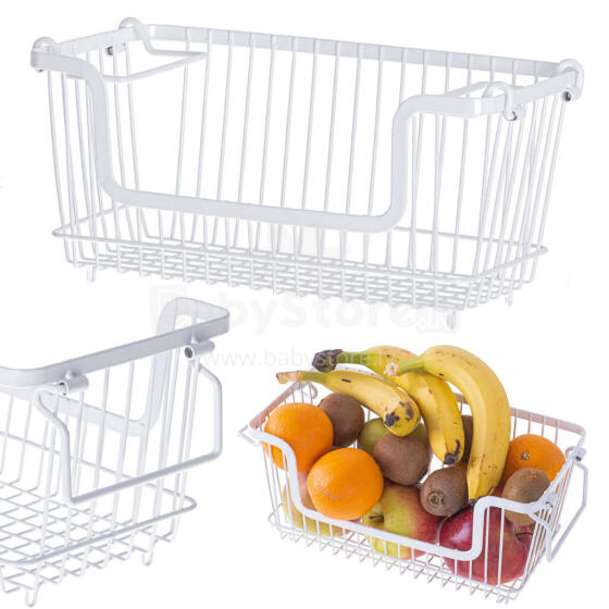Ikonka Art.KX4681 Fruit basket vegetable organiser metal