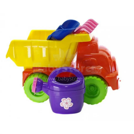 3toysm Art.ZP3 Toy car with sand kit red